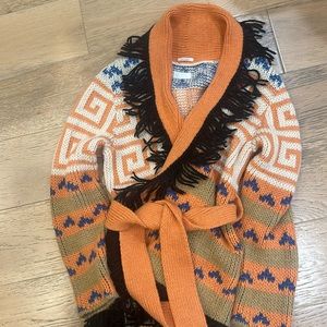 MOTHER belted cardigan wrap